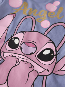 NAME IT Bluse Fufu Stitch Purple 